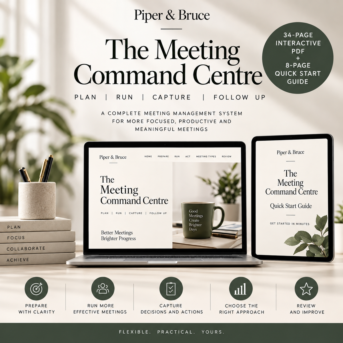 The Meeting Command Centre: Interactive Meeting Planner