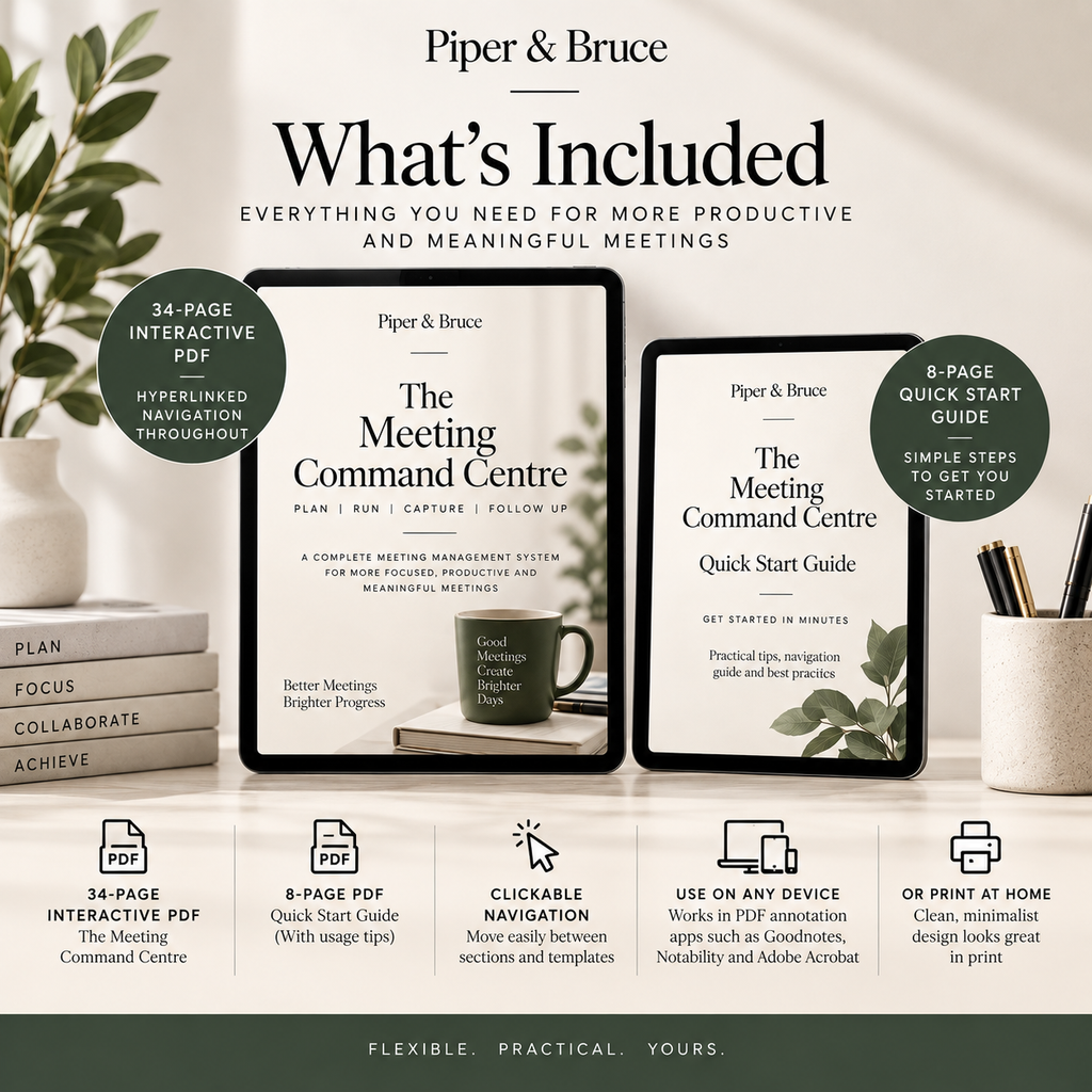 The Meeting Command Centre: Interactive Meeting Planner