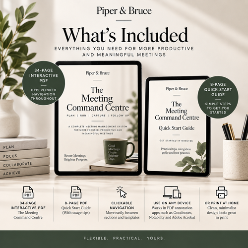 The Meeting Command Centre: Interactive Meeting Planner