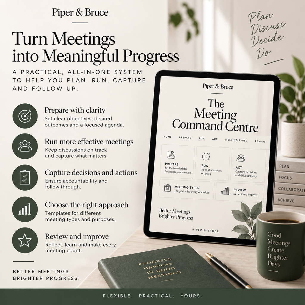The Meeting Command Centre: Interactive Meeting Planner