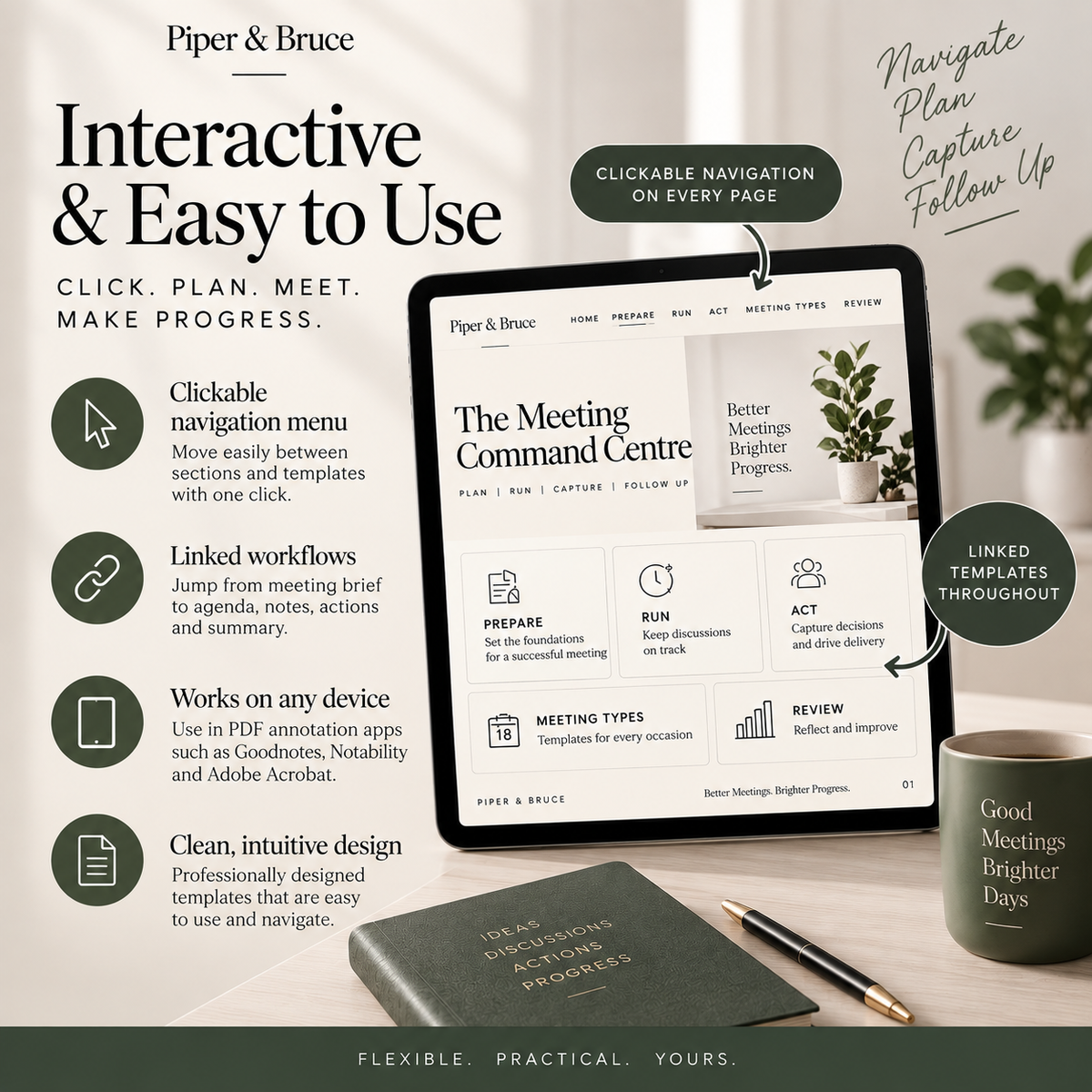 The Meeting Command Centre: Interactive Meeting Planner