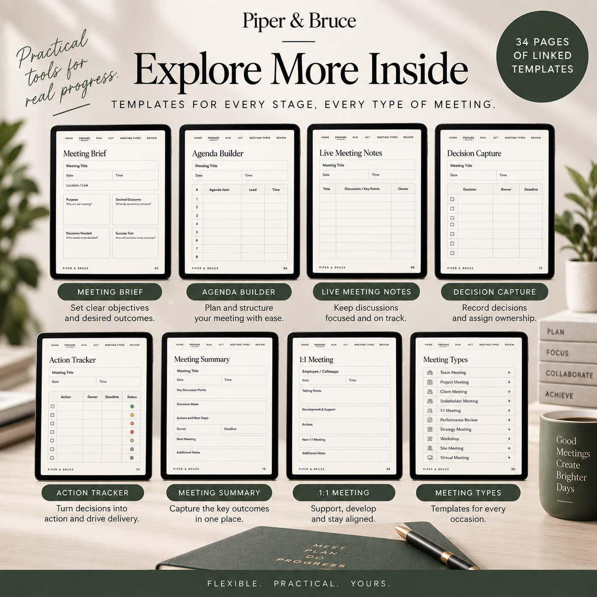 The Meeting Command Centre: Interactive Meeting Planner