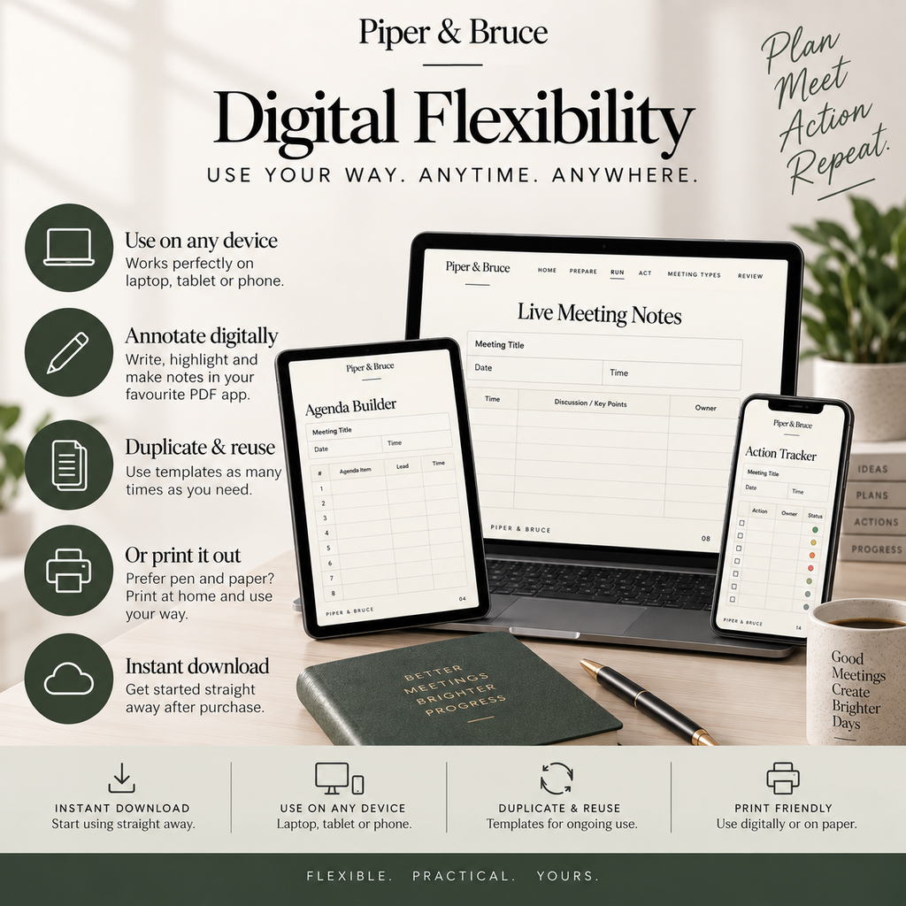 The Meeting Command Centre: Interactive Meeting Planner
